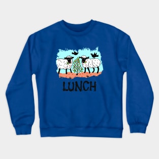 Sheepish Lunch Ladies Crewneck Sweatshirt